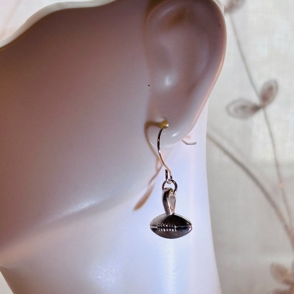 Set of Two Football Earrings - Picture 2 of 4